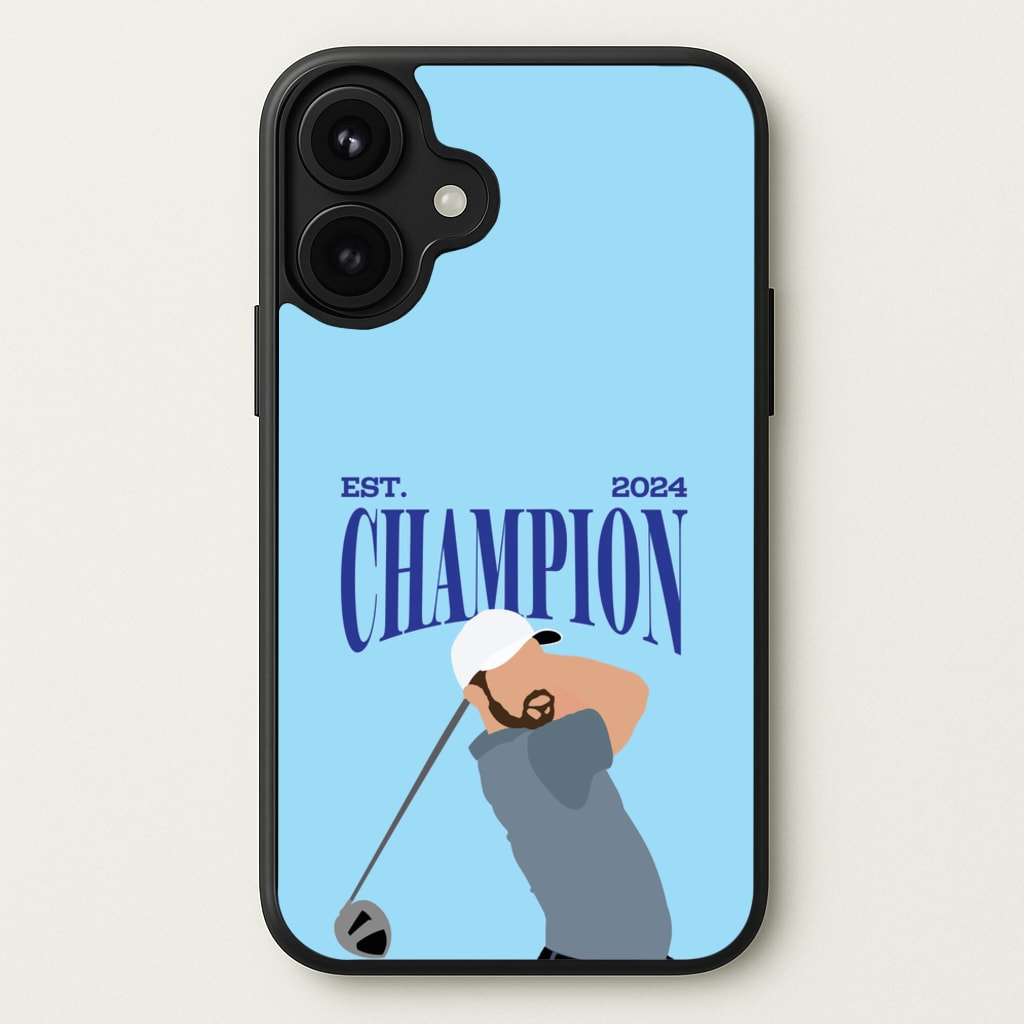 Schauffele Champion 2024 Phone Case for iPhone 17