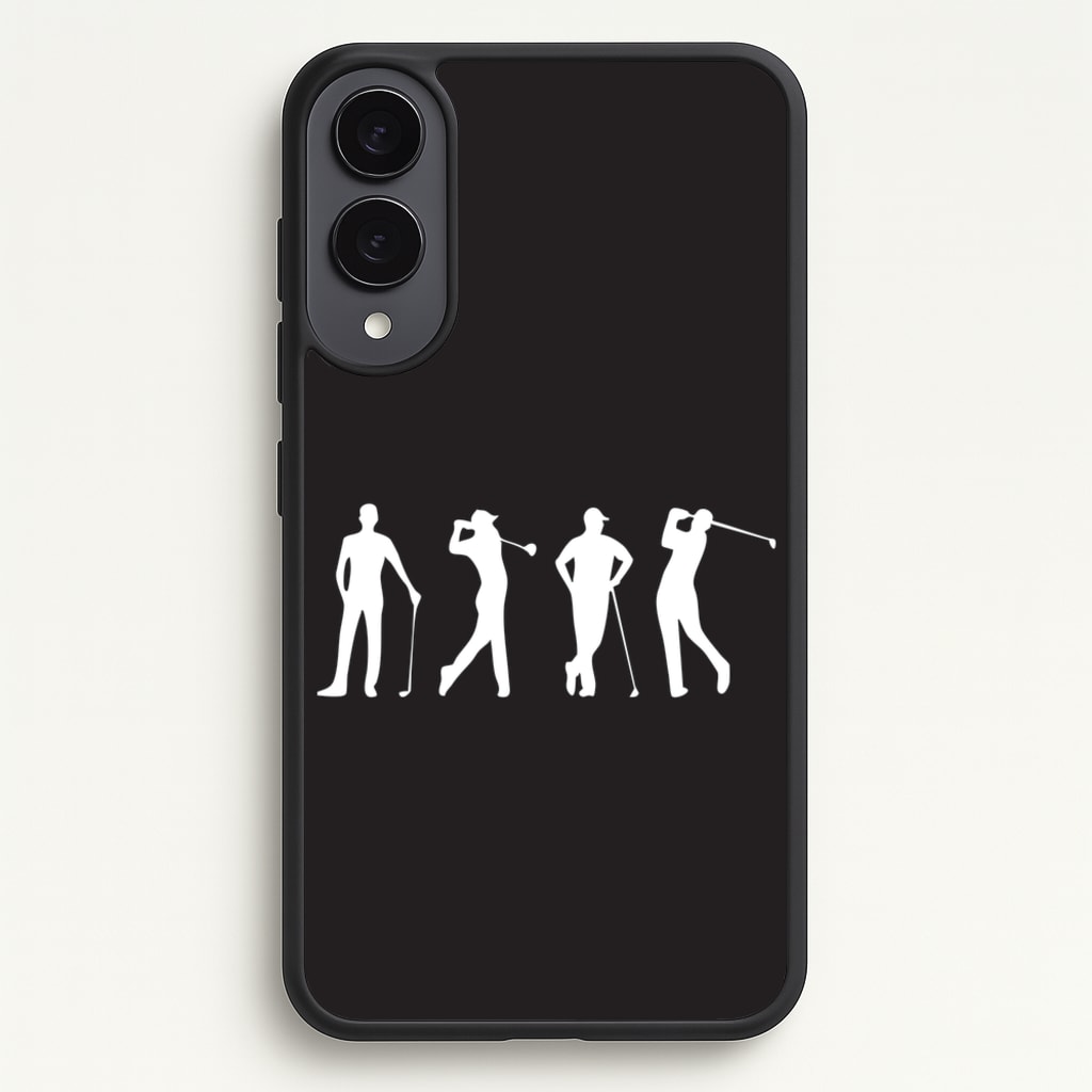 Golf Silhouettes - Golf Phone Case for Galaxy S25 Edge