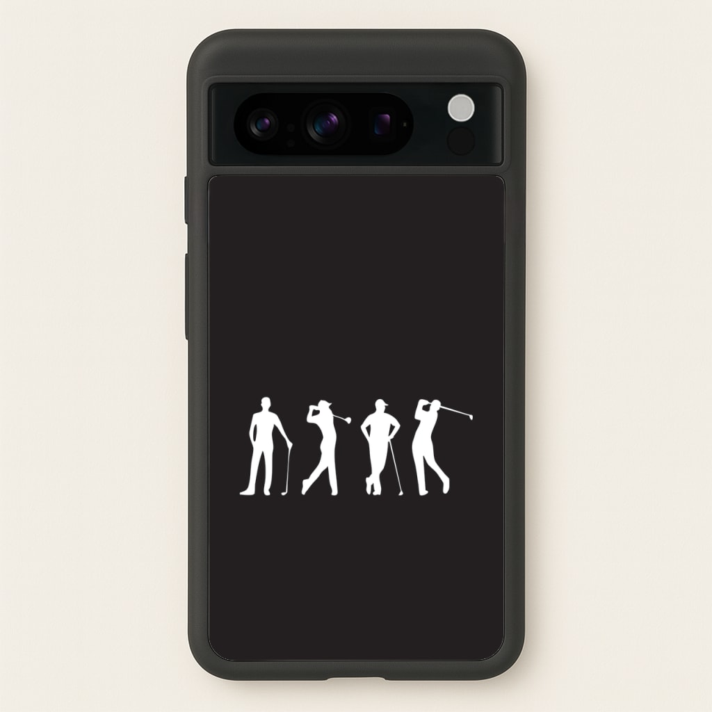 Golf Silhouettes - Golf Phone Case for Google Pixel 8 Pro