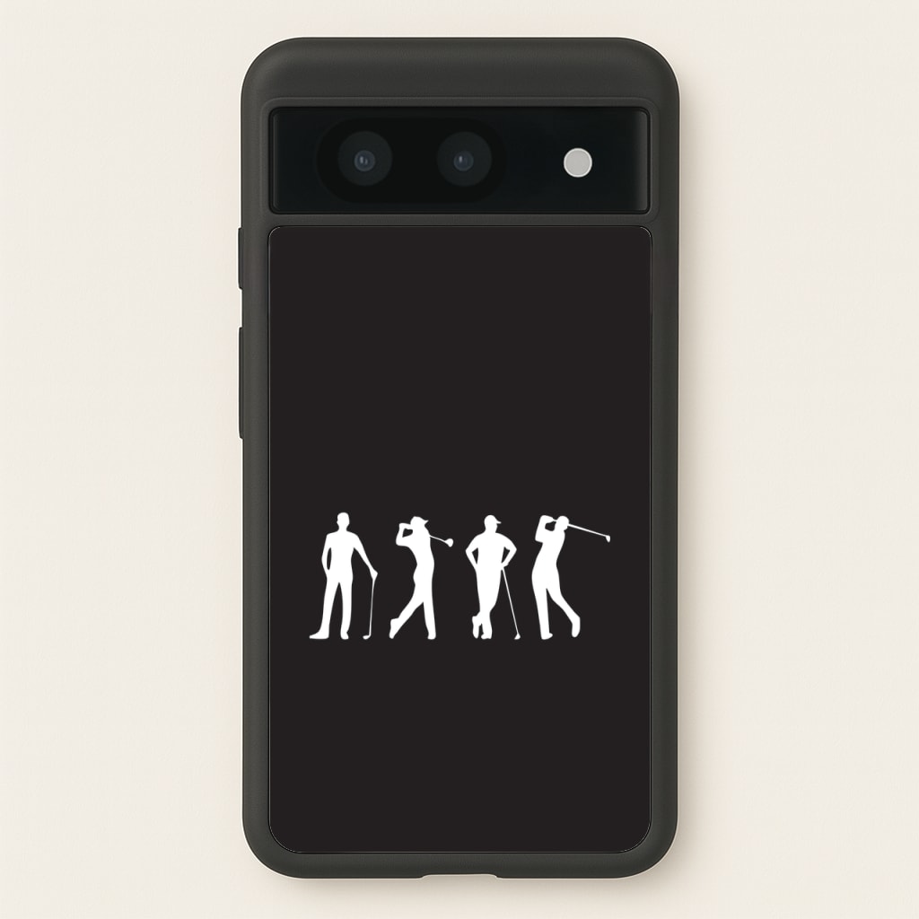 Golf Silhouettes - Golf Phone Case for Google Pixel 8a