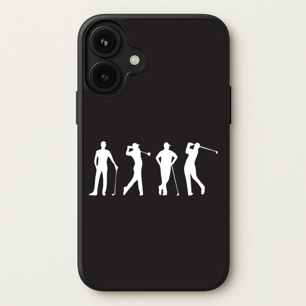 Golf Silhouettes Phone Case for iPhone 17