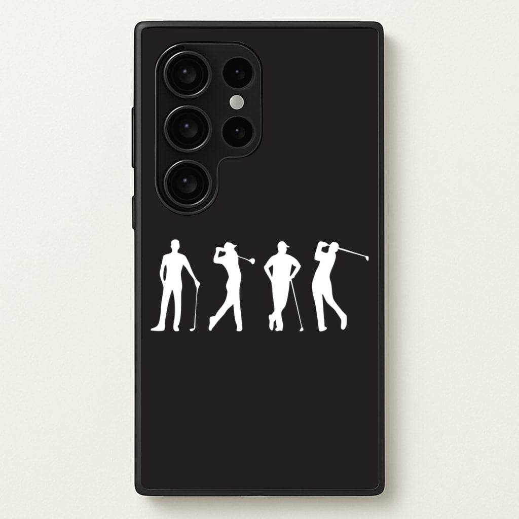 Golf Silhouettes - Golf Phone Case for Galaxy S24 Ultra