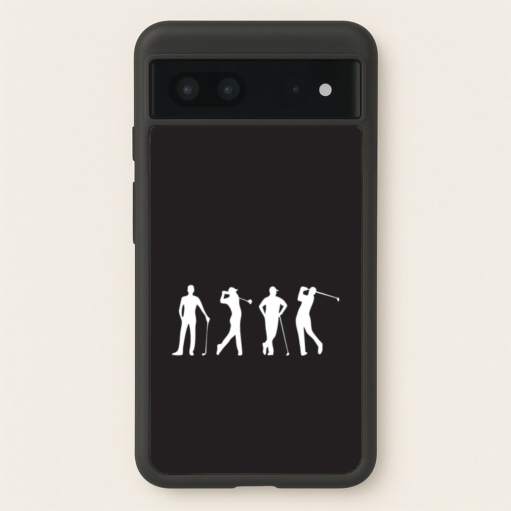 Golf Silhouettes - Golf Phone Case for Google Pixel 7