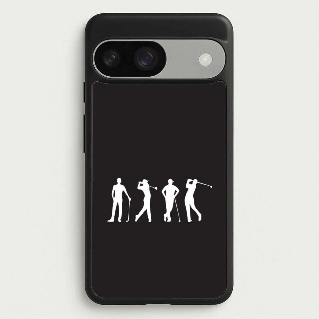 Golf Silhouettes - Golf Phone Case for Google Pixel 9 / 9 Pro