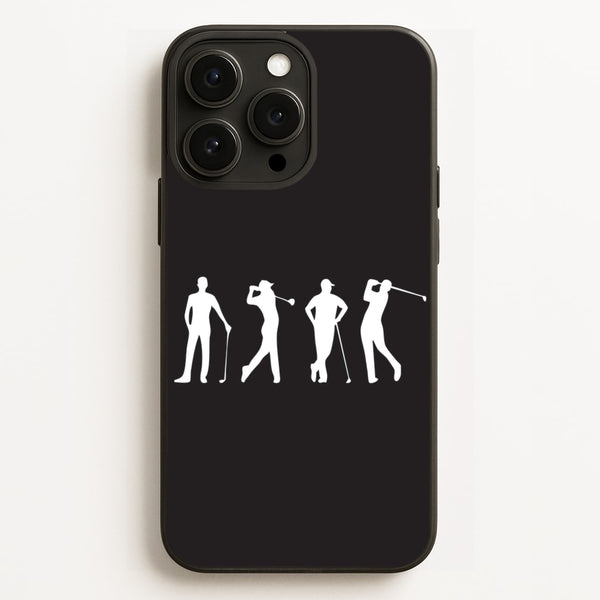 Golf Silhouettes - Golf Phone Case for iPhone 12 Pro Max