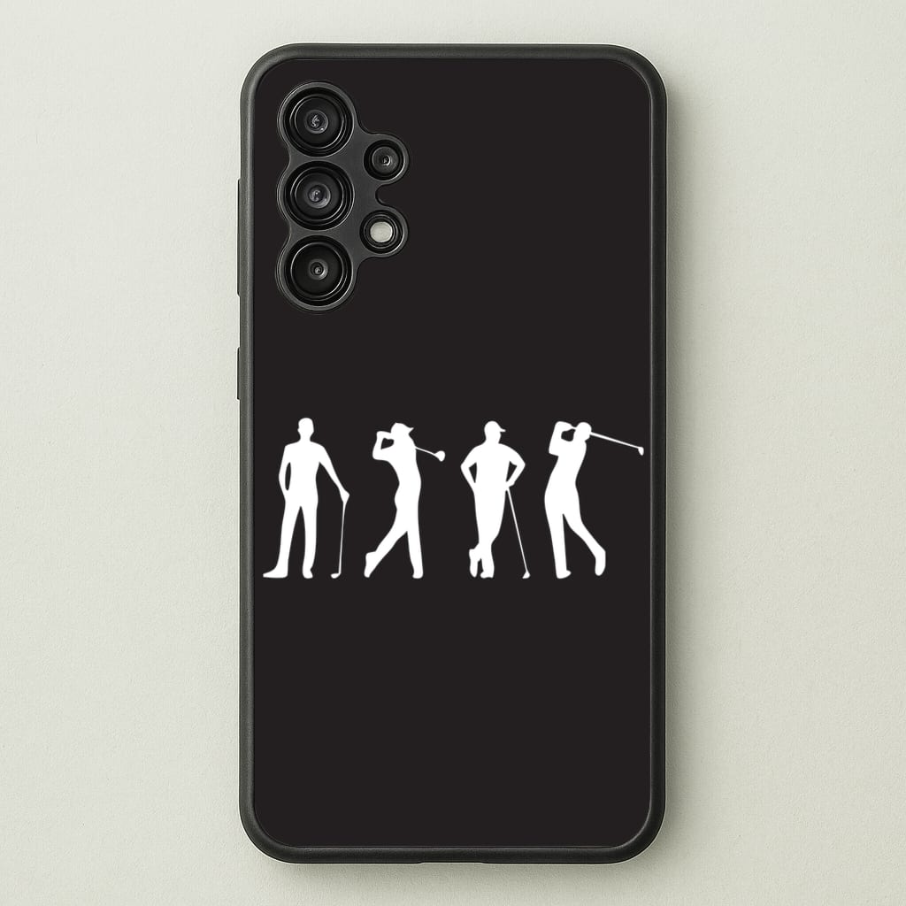 Golf Silhouettes - Golf Phone Case for Galaxy A13