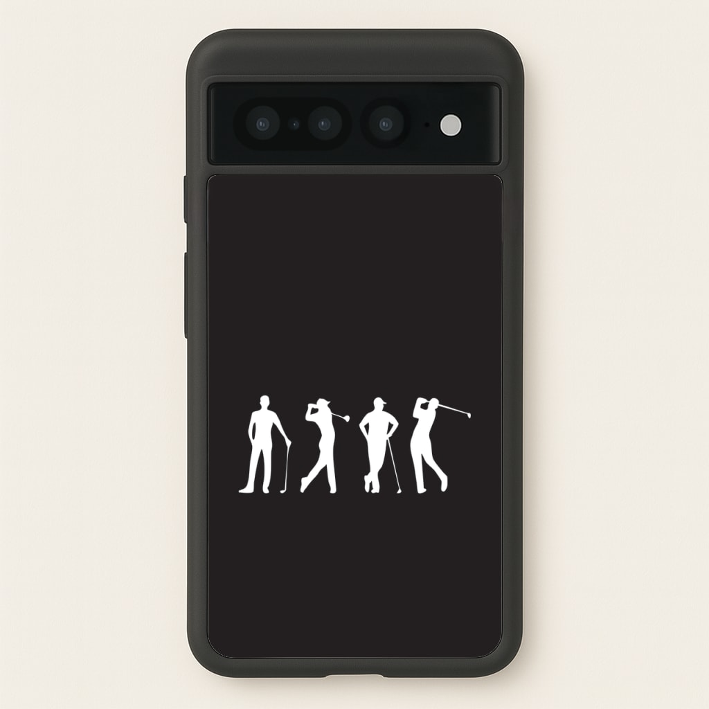 Golf Silhouettes - Golf Phone Case for Google Pixel 7 Pro