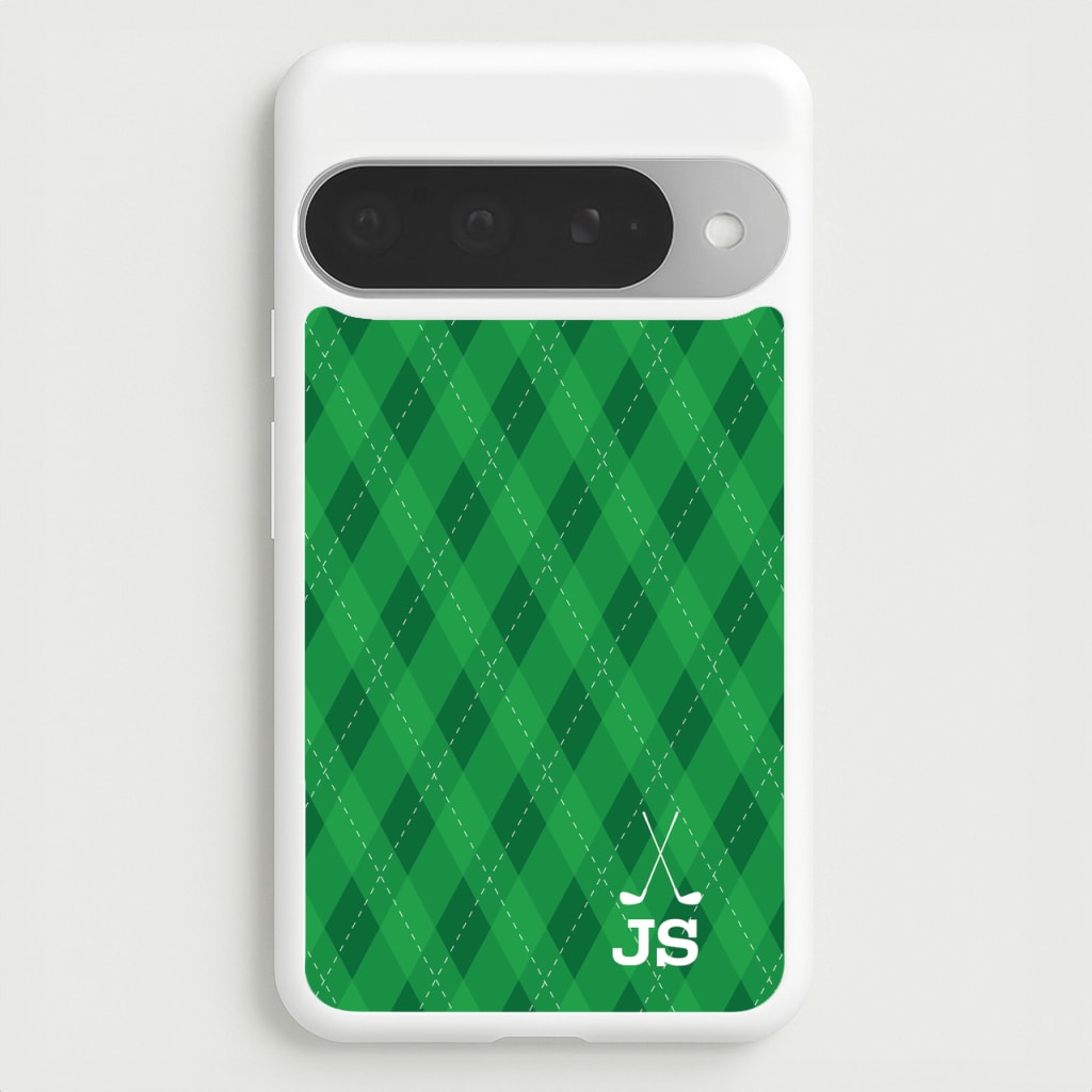 Personalised Golf Pattern Phone Case for Google Pixel 10 Pro XL