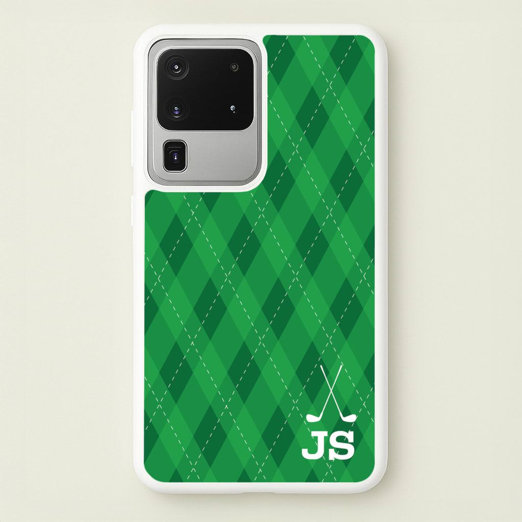 Personalised Golf Pattern - Golf Phone Case for Galaxy S20 Ultra