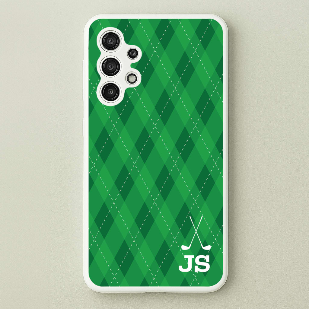 Personalised Golf Pattern - Golf Phone Case for Galaxy A13