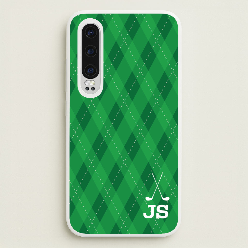 Personalised Golf Pattern - Golf Phone Case for Huawei P30
