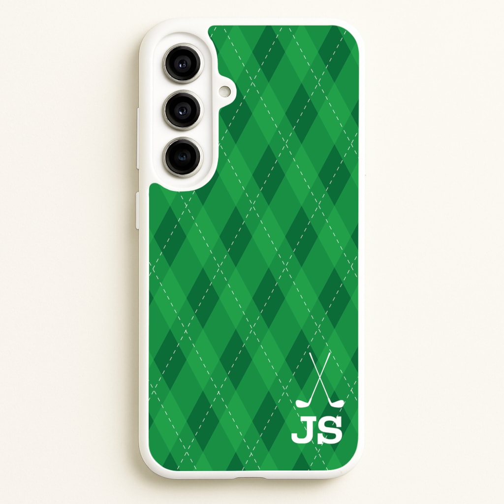 Personalised Golf Pattern - Golf Phone Case for Galaxy A56