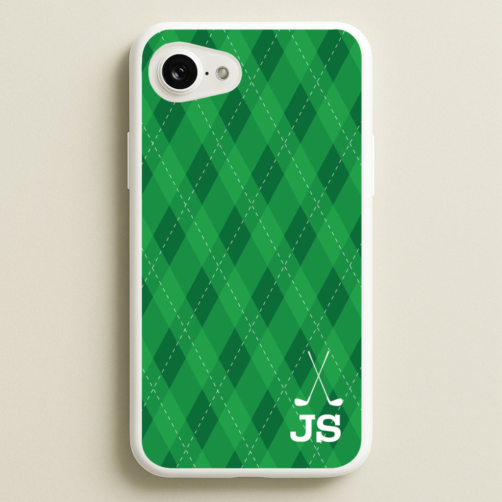 Personalised Golf Pattern - Golf Phone Case for iPhone 16e