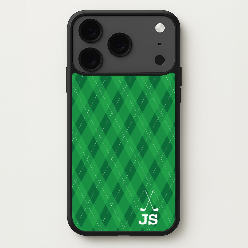 Personalised Golf Pattern Phone Case for iPhone 17 Pro