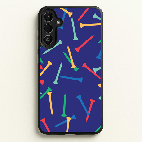 Golf Tees Pattern - Golf Phone Case for Galaxy A34