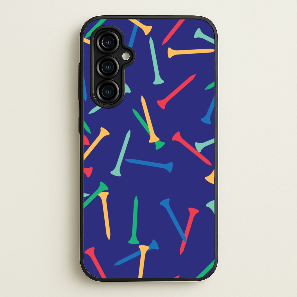 Golf Tees Pattern - Golf Phone Case for Galaxy A54