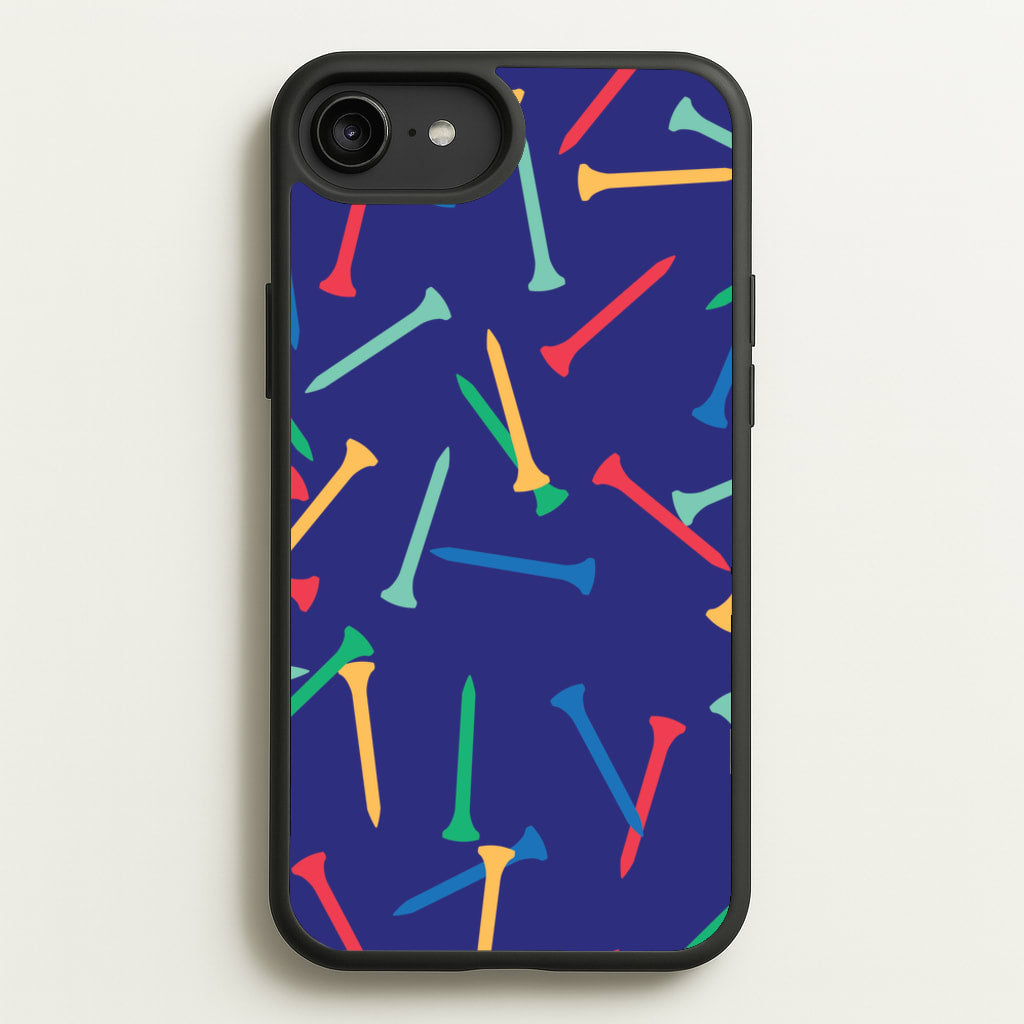 Golf Tees Pattern - Golf Phone Case for iPhone 6 Plus / 7 Plus / 8 Plus