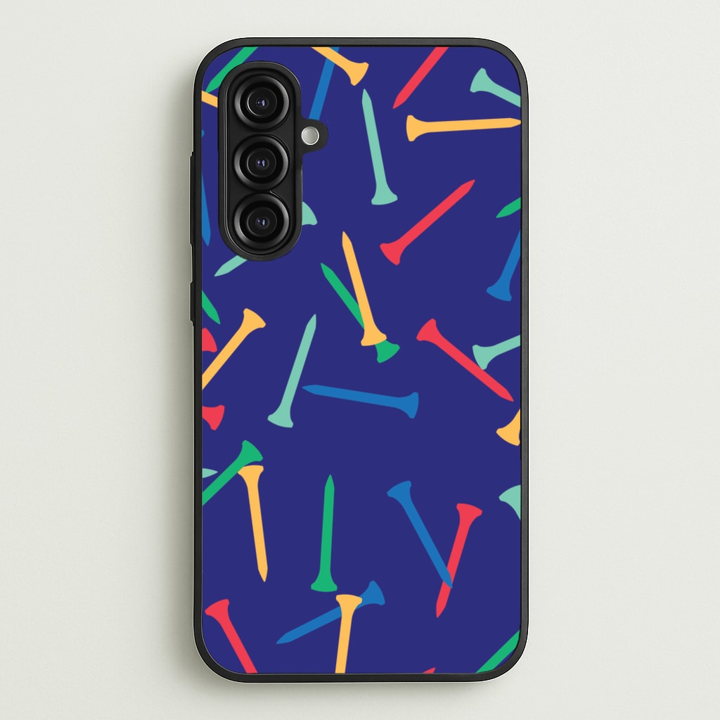Golf Tees Pattern - Golf Phone Case for Galaxy A16