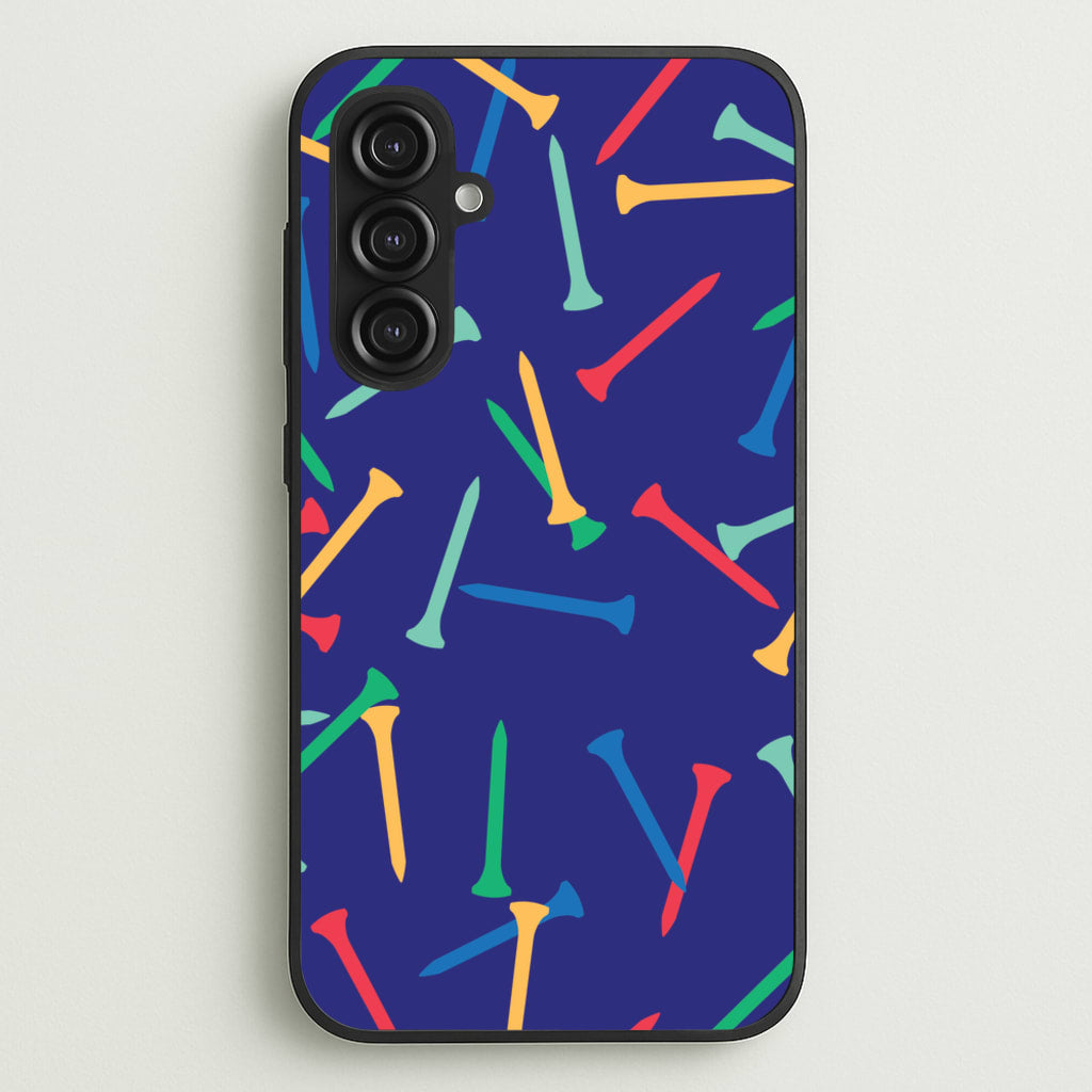 Golf Tees Pattern - Golf Phone Case for Galaxy S23FE