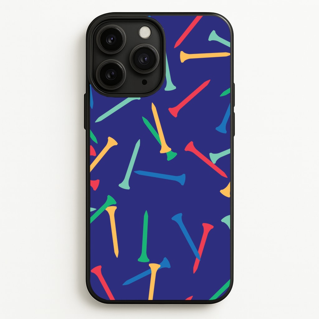 Golf Tees Pattern - Golf Phone Case for iPhone 11 Pro