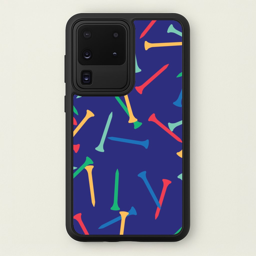Golf Tees Pattern - Golf Phone Case for Galaxy S20 Ultra