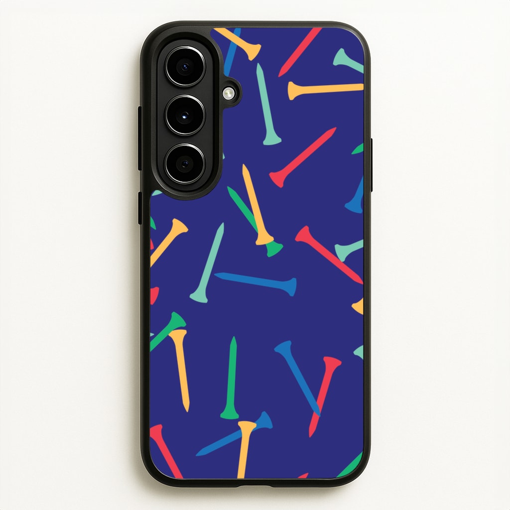 Golf Tees Pattern - Golf Phone Case for Galaxy A56