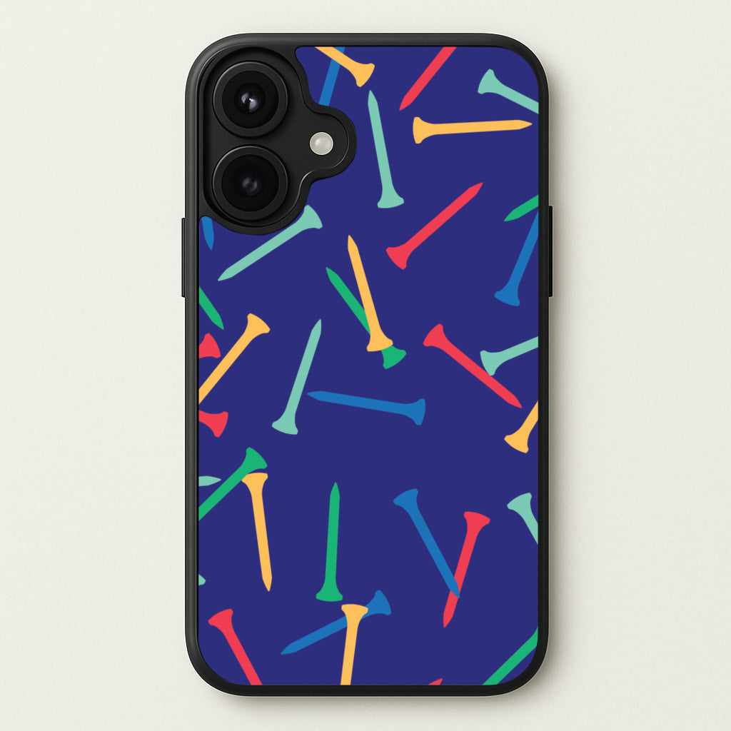 Golf Tees Pattern Phone Case for iPhone 17