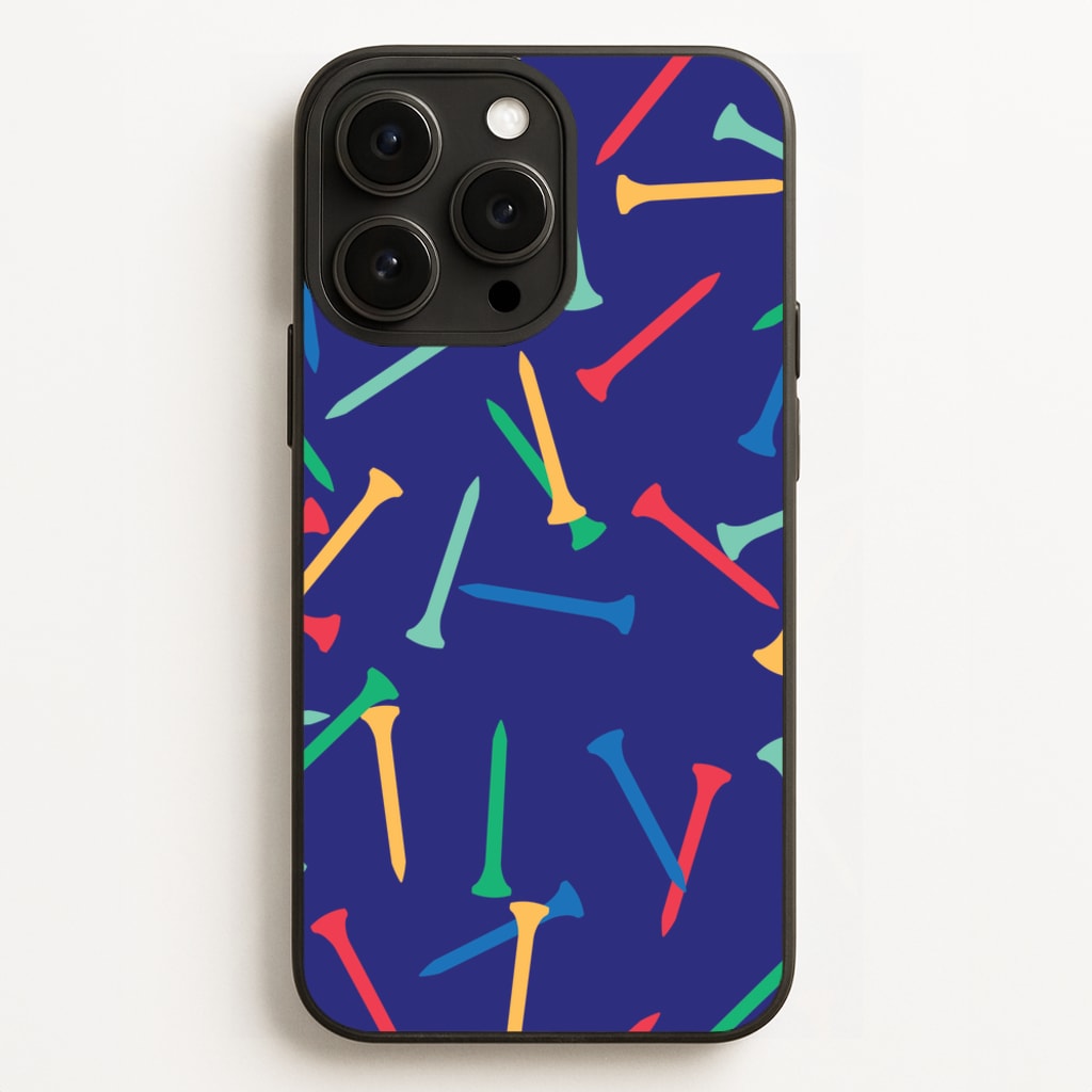 Golf Tees Pattern - Golf Phone Case for iPhone 12 Pro Max