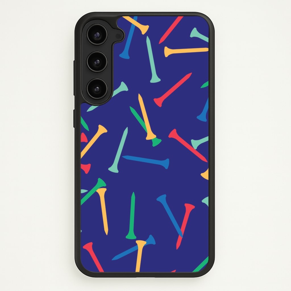 Golf Tees Pattern - Golf Phone Case for Galaxy S23 Plus