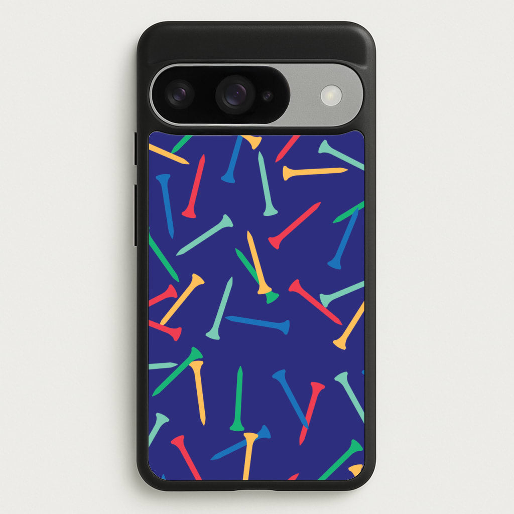 Golf Tees Pattern Phone Case for Google Pixel 10 / 10 Pro