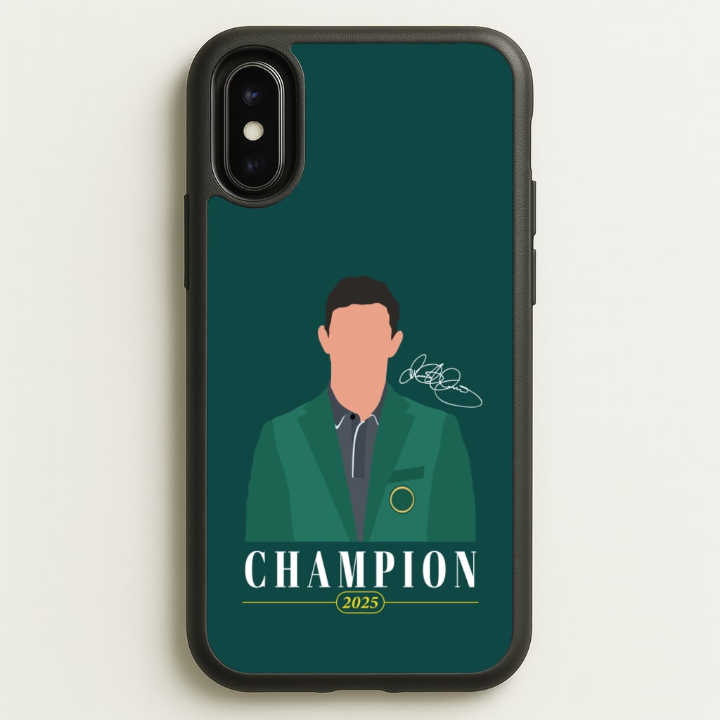 Rory Champion 2025 Signature - Golf Phone Case for iPhone X / XS