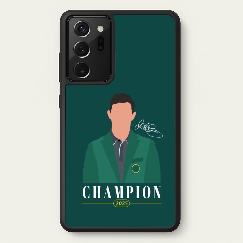 Rory Champion 2025 Signature - Golf Phone Case for Galaxy Note 20 Ultra