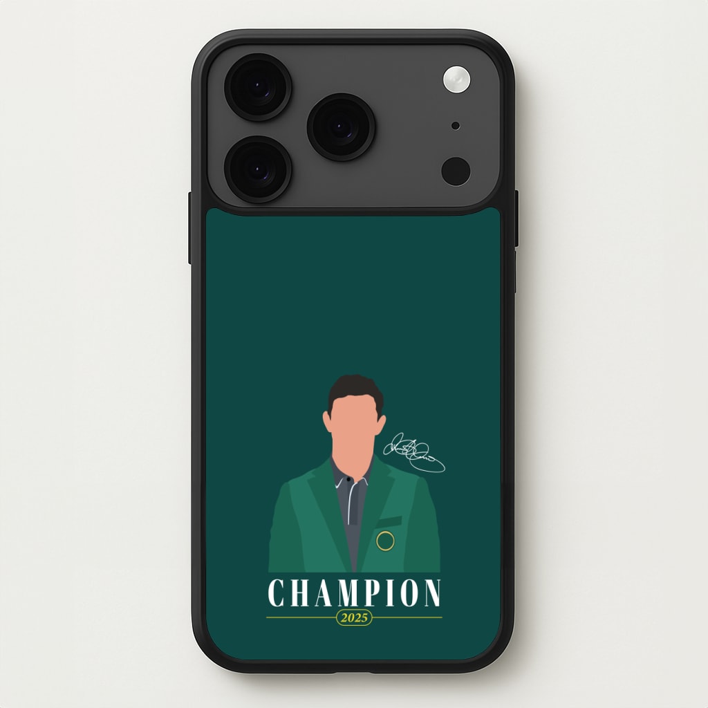 Rory Champion 2025 Signature Phone Case for iPhone 17 Pro Max
