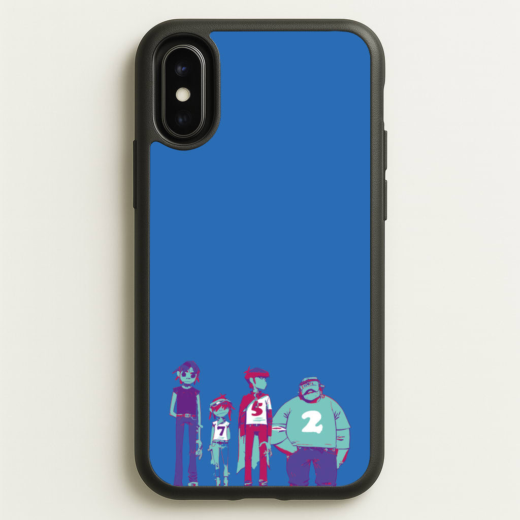2,5,7 - Gorillaz Phone Case for iPhone X / XS