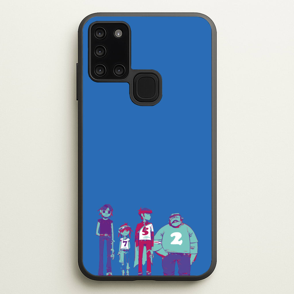 2,5,7 - Gorillaz Phone Case for Galaxy A21s