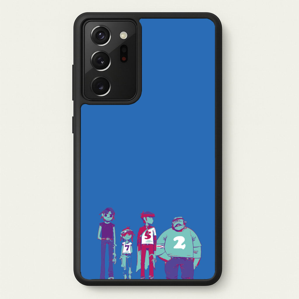 2,5,7 - Gorillaz Phone Case for Galaxy Note 20 Ultra