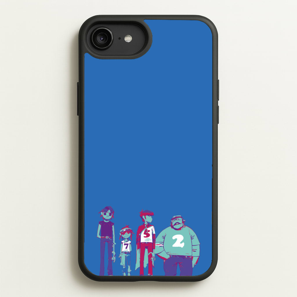 2,5,7 - Gorillaz Phone Case for iPhone 6 Plus / 7 Plus / 8 Plus