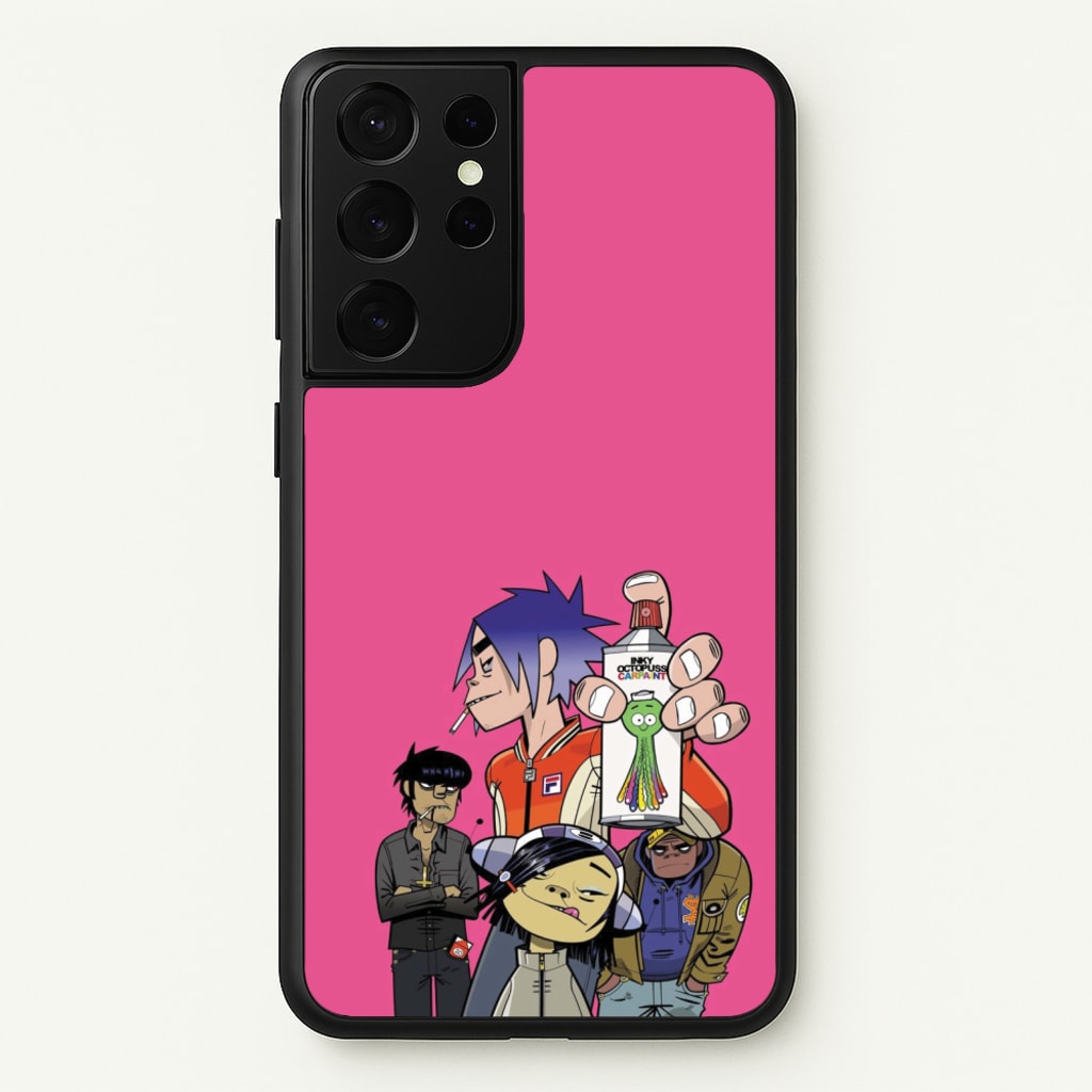 Spray - Gorillaz Phone Case for Galaxy S21 Ultra