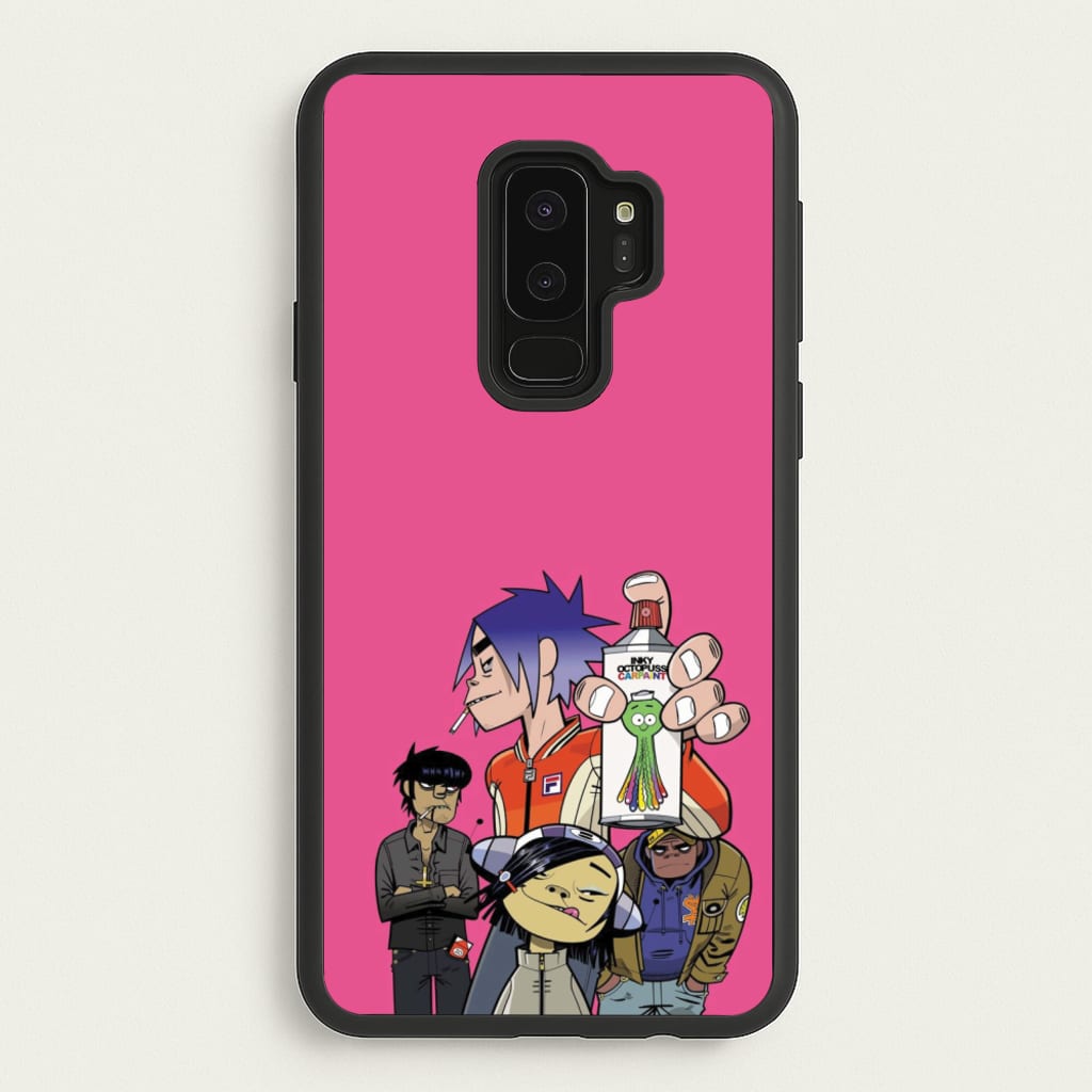 Spray - Gorillaz Phone Case for Galaxy S9 Plus