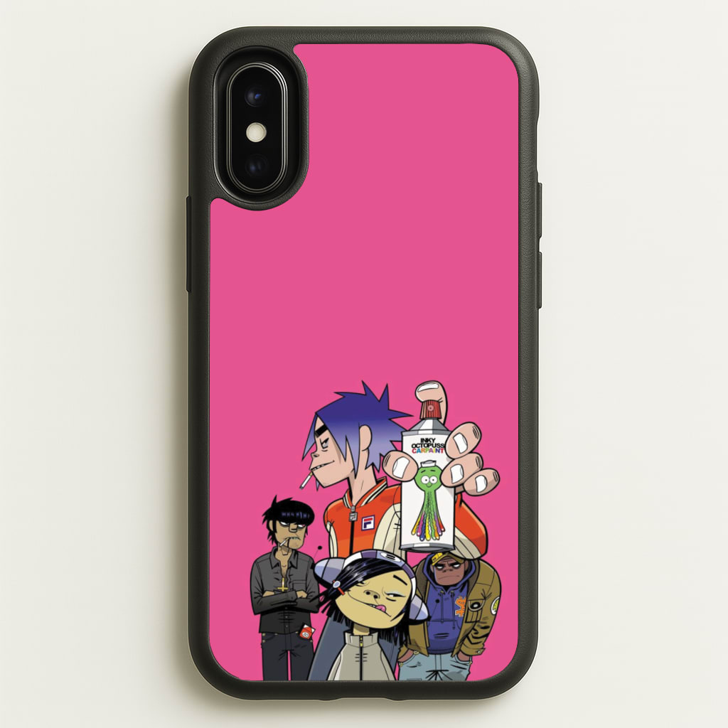 Spray - Gorillaz Phone Case for iPhone X / XS