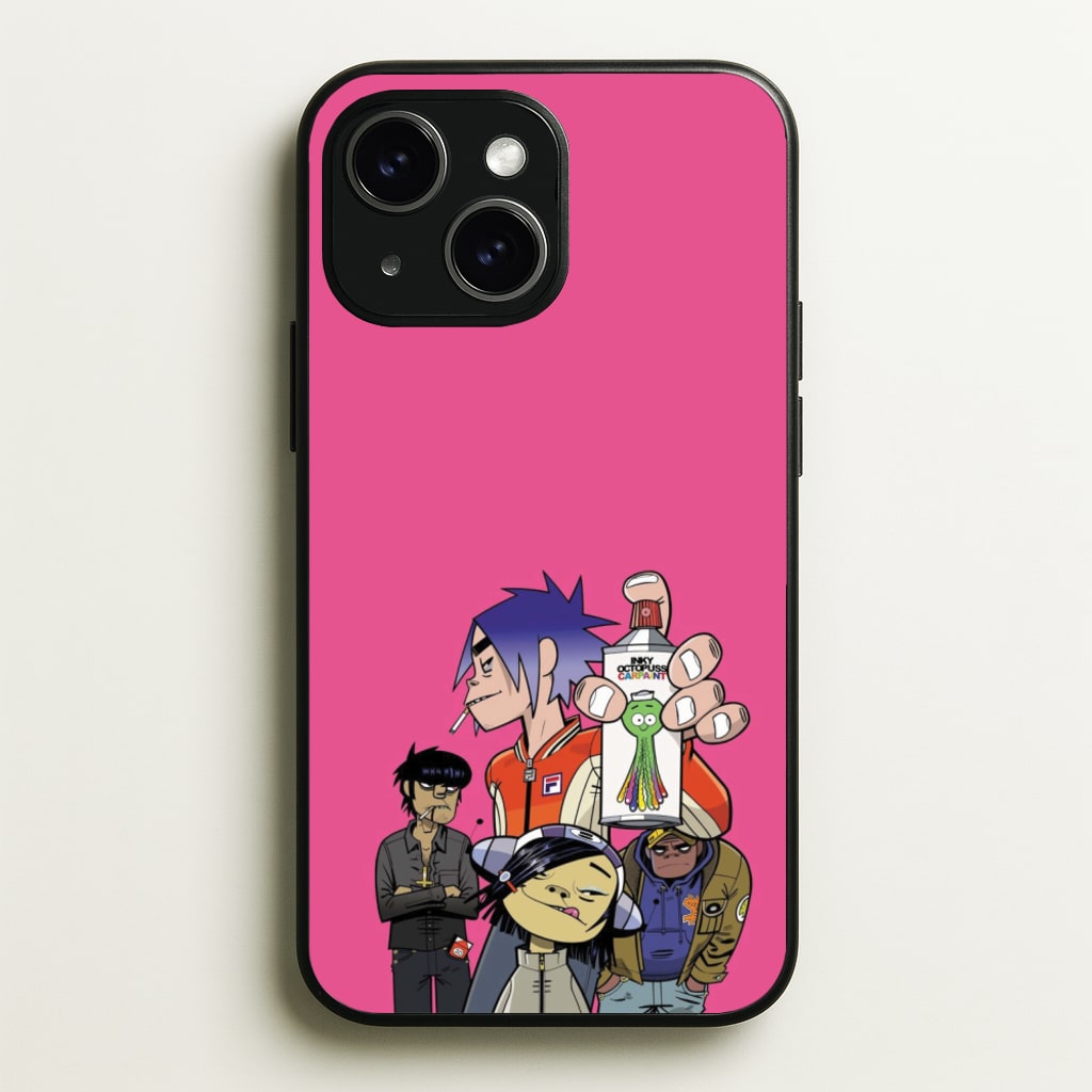 Spray - Gorillaz Phone Case for iPhone 14