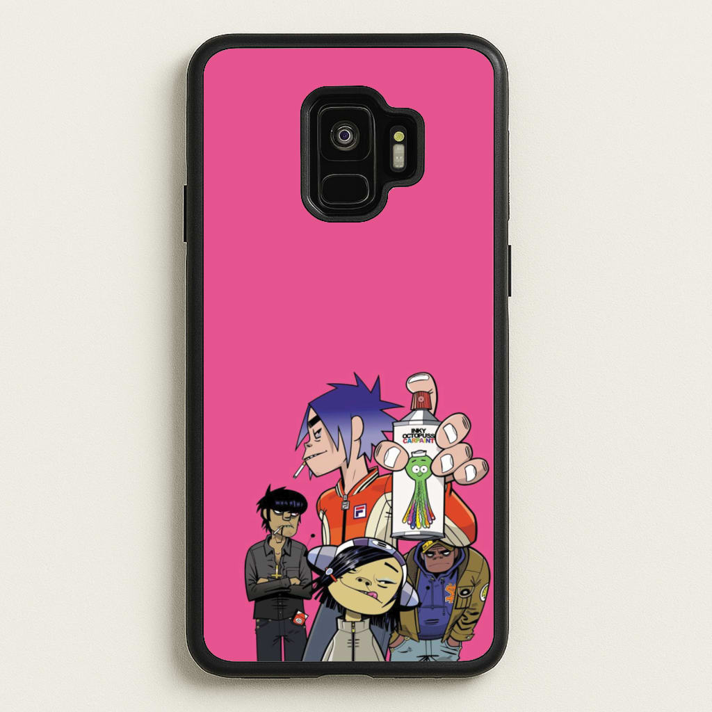 Spray - Gorillaz Phone Case for Galaxy S9