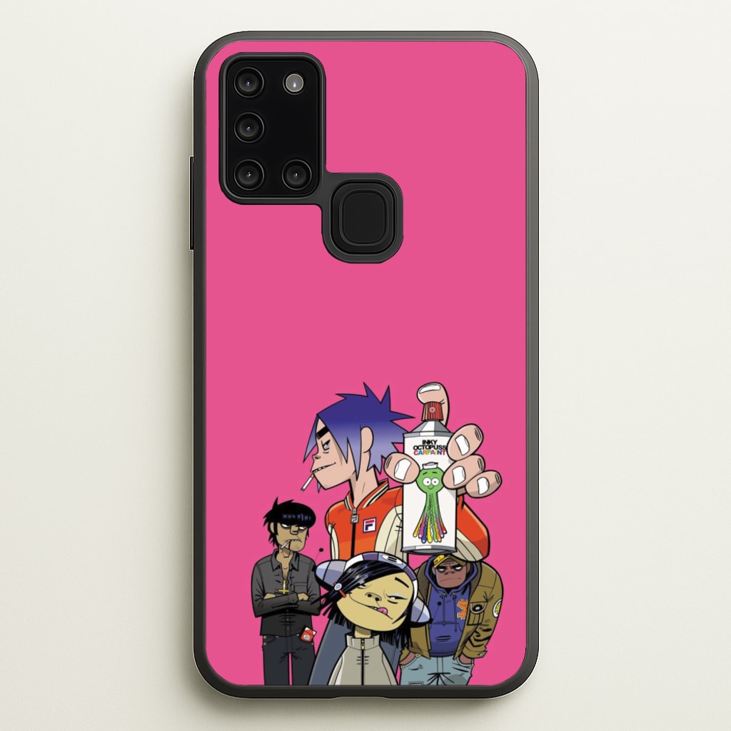 Spray - Gorillaz Phone Case for Galaxy A21s