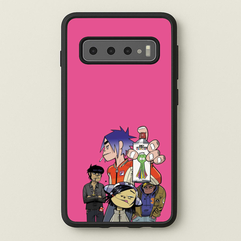 Spray - Gorillaz Phone Case for Galaxy S10 Plus