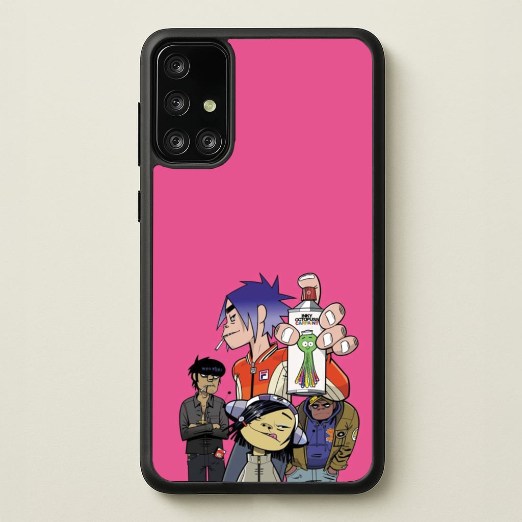 Spray - Gorillaz Phone Case for Galaxy A71