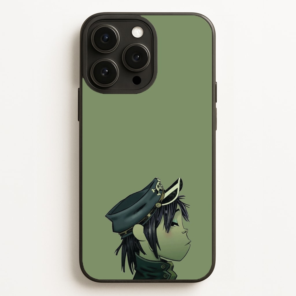 Green 2d - Gorillaz Phone Case for iPhone 16 Pro Max