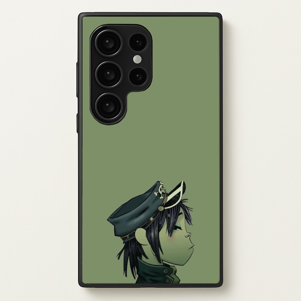 Green 2d - Gorillaz Phone Case for Galaxy S24 Ultra