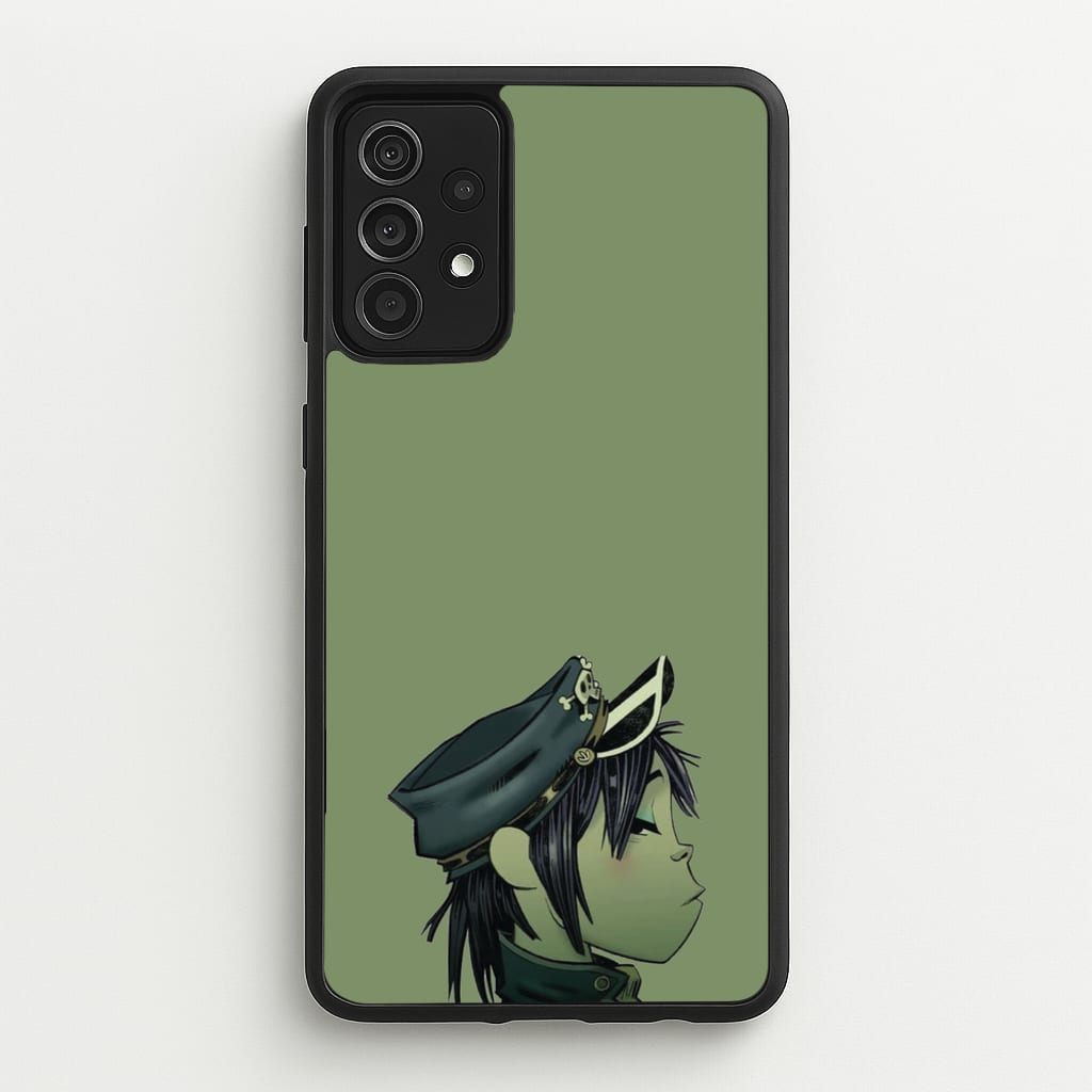 Green 2d - Gorillaz Phone Case for Galaxy A52 / A52s