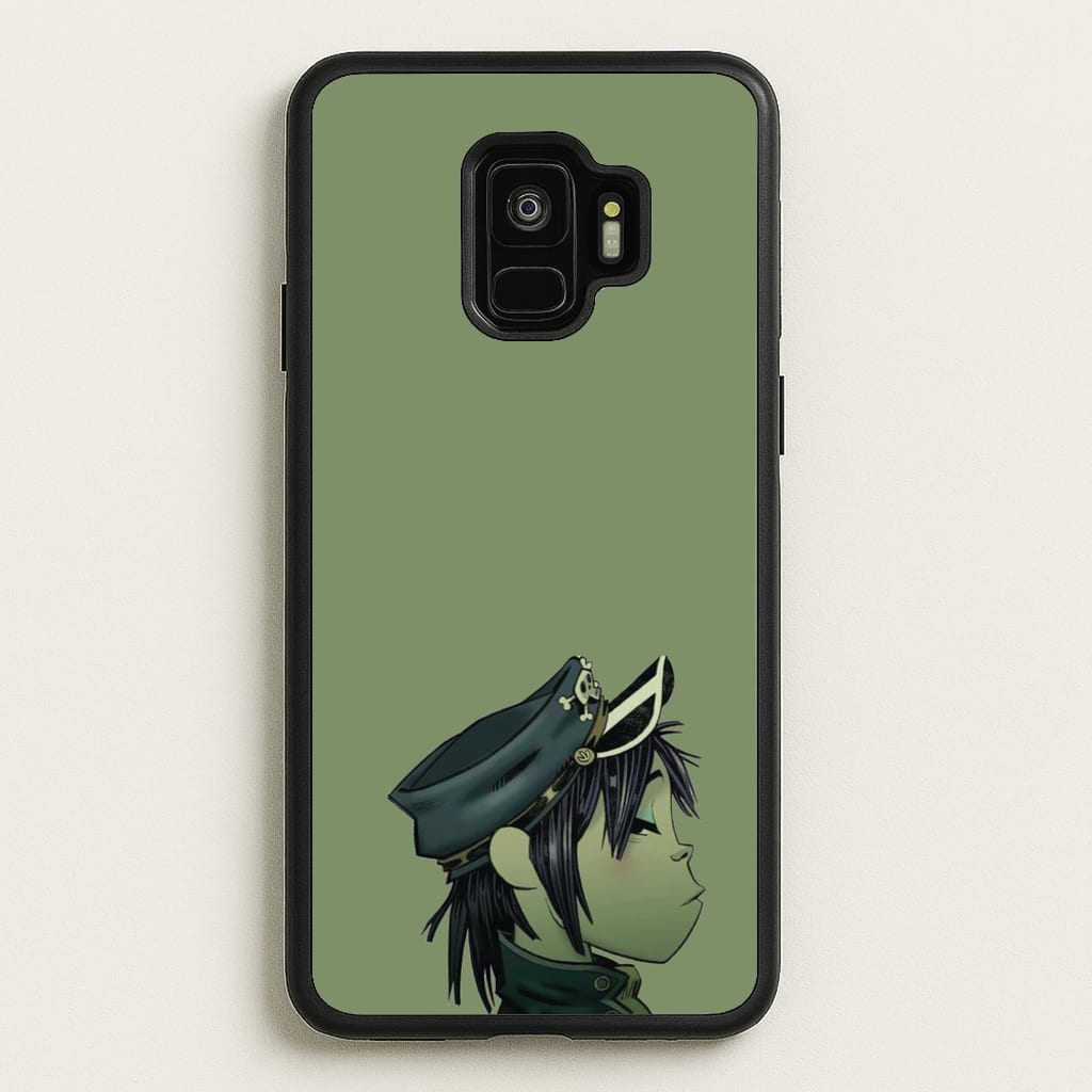 Green 2d - Gorillaz Phone Case for Galaxy S9