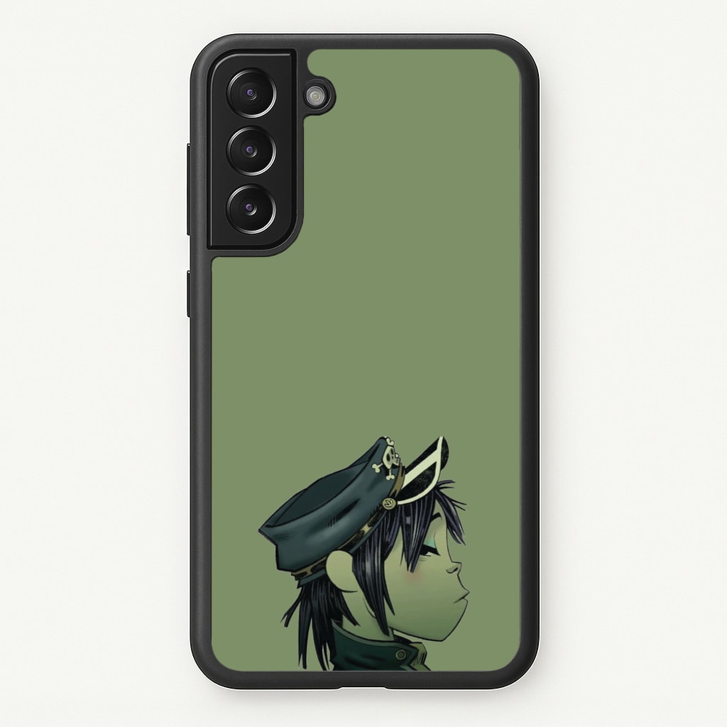 Green 2d - Gorillaz Phone Case for Galaxy S21FE